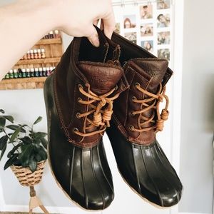 sperry duck boots